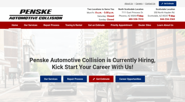 penskeautomotivecollision.com