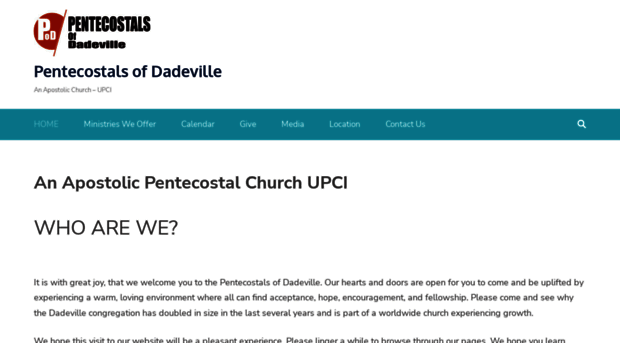 pentecostalsofdadeville.com