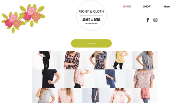 peonyandcloth.com