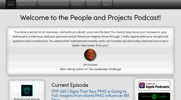 peopleandprojectspodcast.com