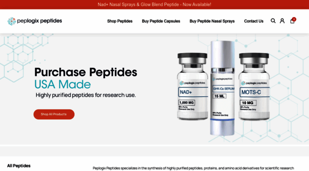 peplogixpeptides.com