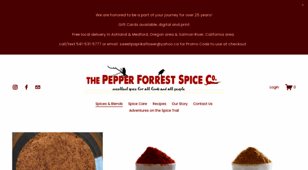 pepperforrestspicecompany.com