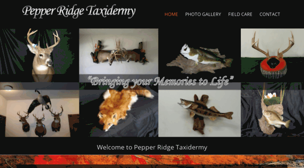 pepperridgetaxidermy.com