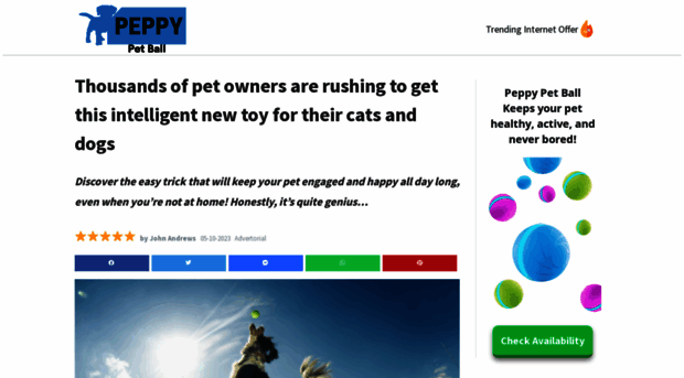 peppypet-ball.com