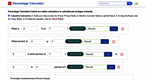 percentage-calculator.net