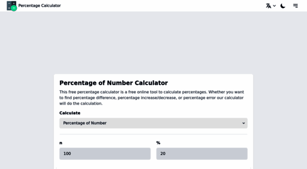 percentagecalculate.com