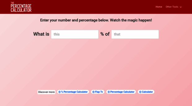 percentagecalculator.flap.tv