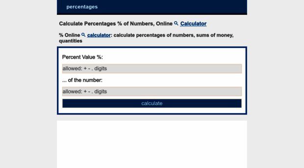 percentages.calculators.ro