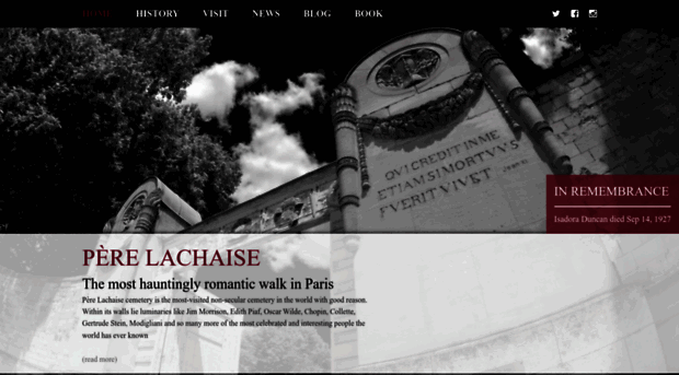 perelachaisecemetery.com