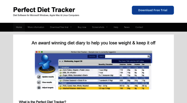 perfect-diet-tracker.com