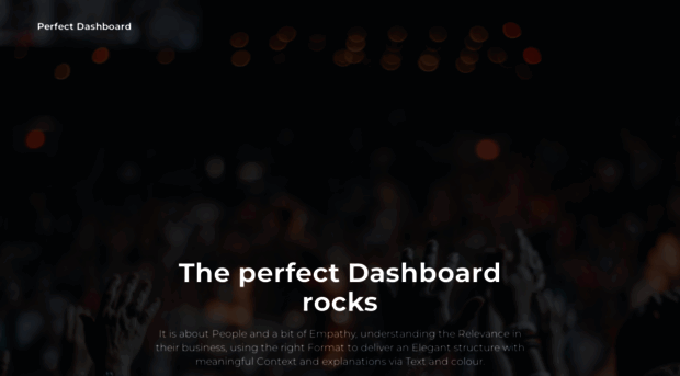 perfectdashboard.rocks