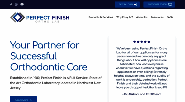 perfectfinishortho.com