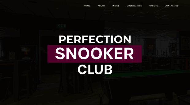 perfectionsnooker.co.uk