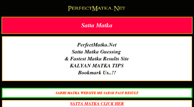 perfectmatka.net