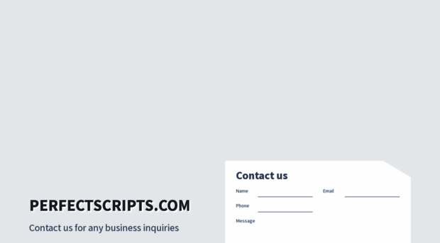 perfectscripts.com