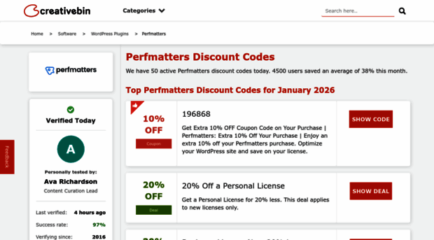 perfmatters.creativebin.com