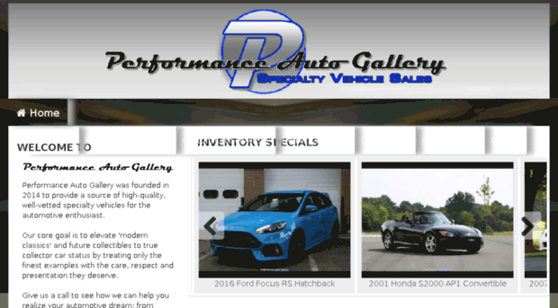 performanceautogallery.com