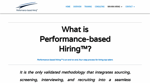 performancebasedhiring.com