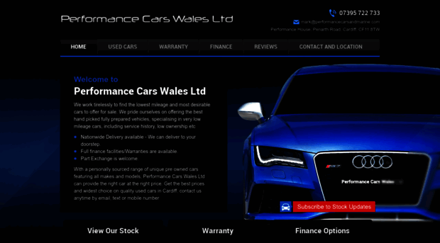 performancecarswales.co.uk