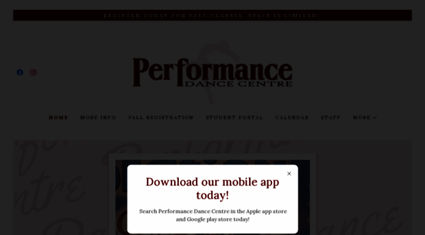 performancedancecentre.com