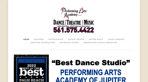 performingartsacademyofjupiter.com