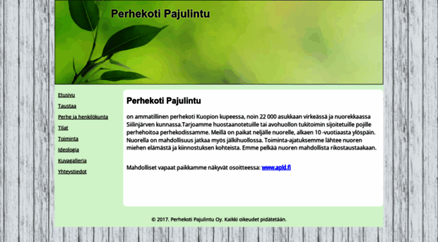 perhekotipajulintu.fi