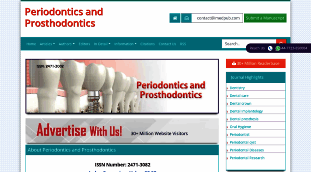 periodontics-prosthodontics.imedpub.com