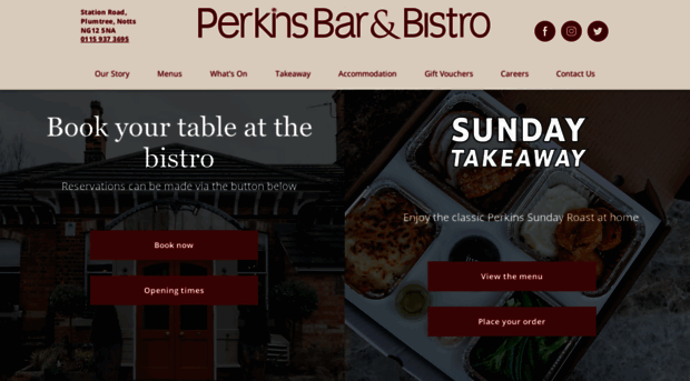 perkinsbarbistro.co.uk