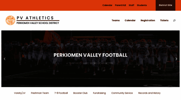 perkvalleyfootball.com