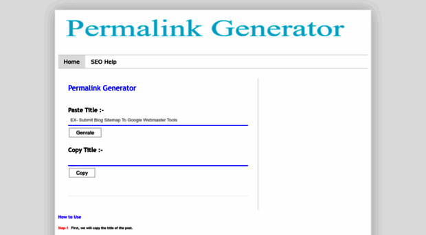 permalinkgenerator.com