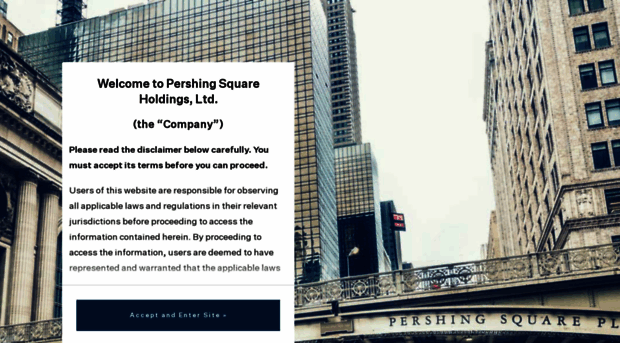 pershingsquareholdings.com