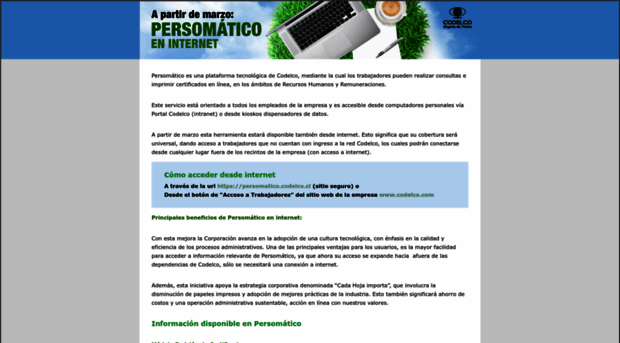 persomatico.codelco.cl