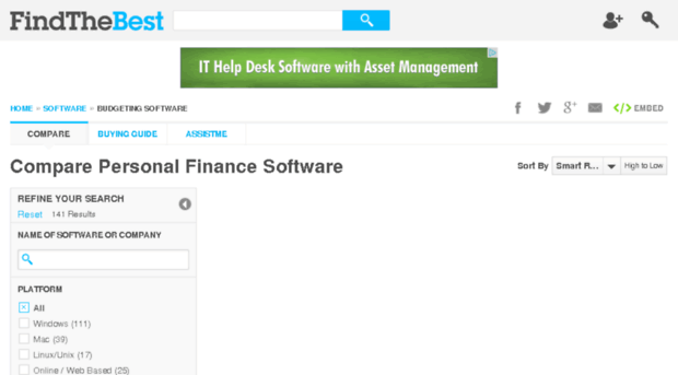 personal-finance-software.findthebest.com