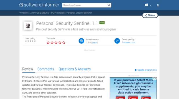 personal-security-sentinel.software.informer.com