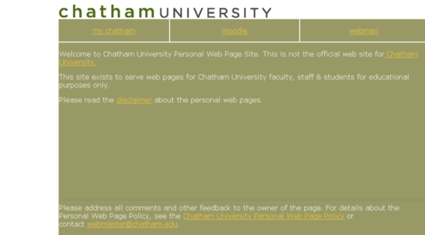 personal.chatham.edu