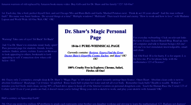 personal.dougshaw.com