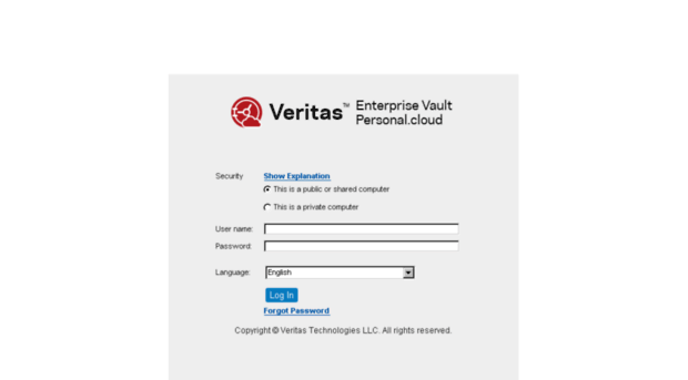 personal.us.archive.veritas.com