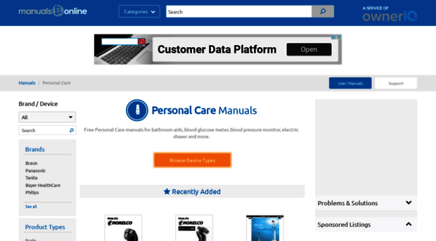 personalcare.manualsonline.com