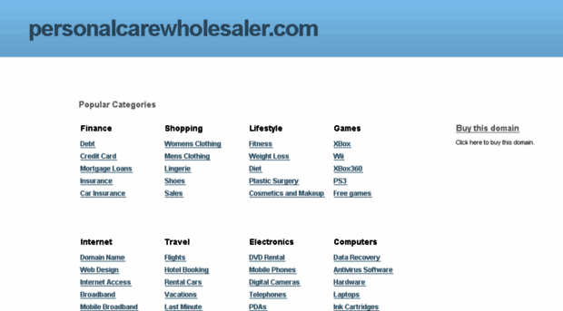 personalcarewholesaler.com