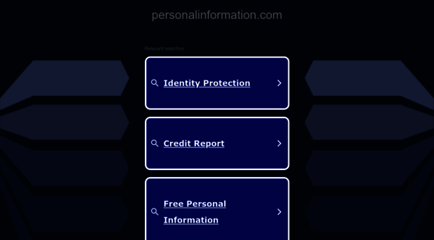 personalinformation.com