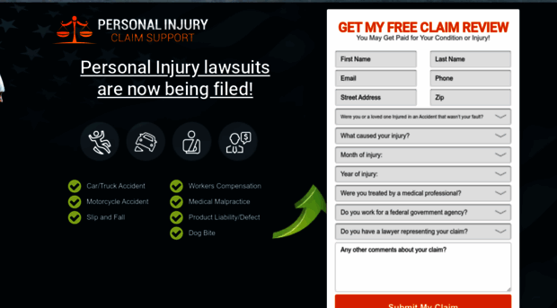 personalinjuryclaimsupport.com