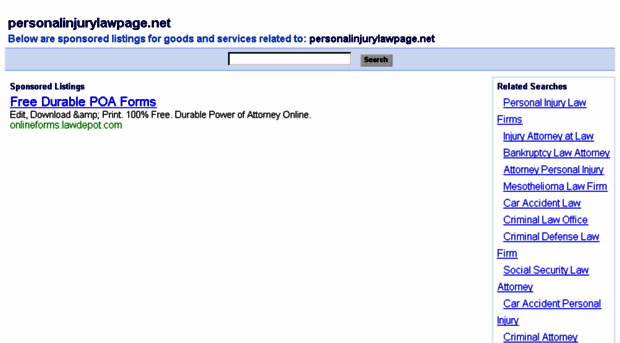 personalinjurylawpage.net