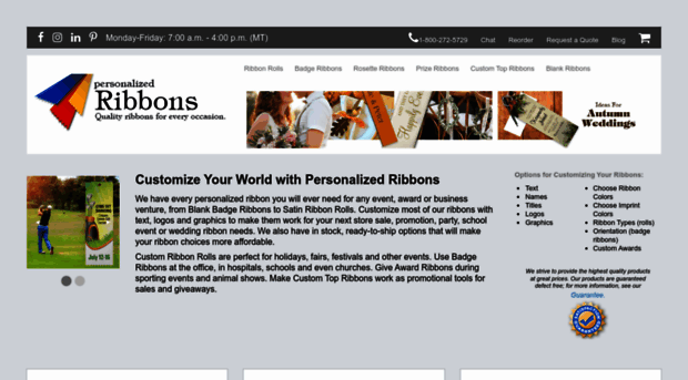 personalized-ribbons.com