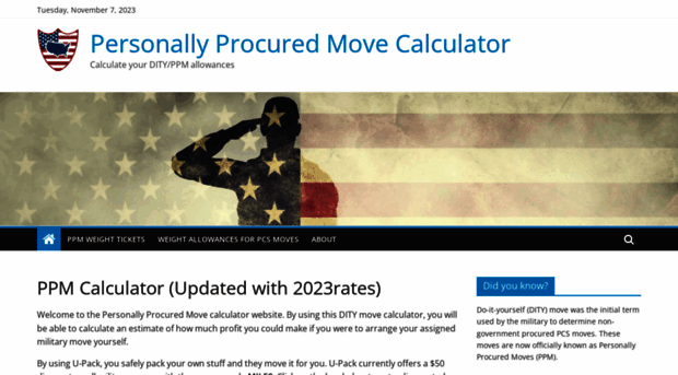 personallyprocuredmovecalculator.com