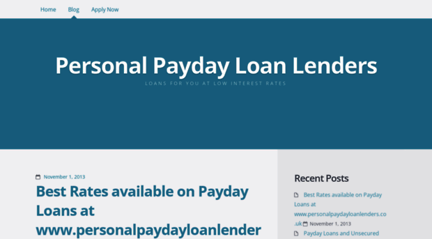 personalpaydayloanlenders.wordpress.com