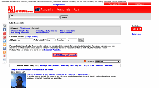 personals.freeadsaustralia.com