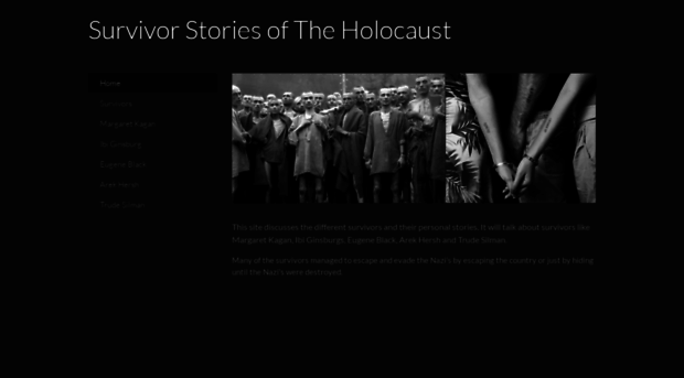 personalstoriesoftheholocaust.weebly.com