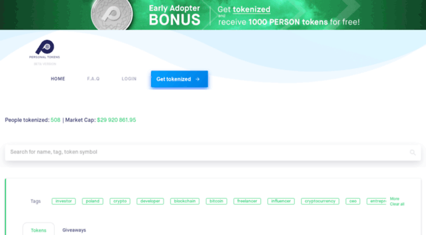 personaltokens.io