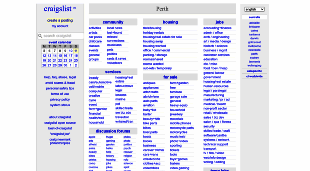 perth.craigslist.org