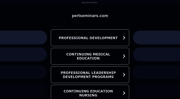 pertseminars.com